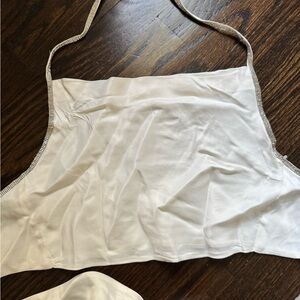 Zara White Crop Top